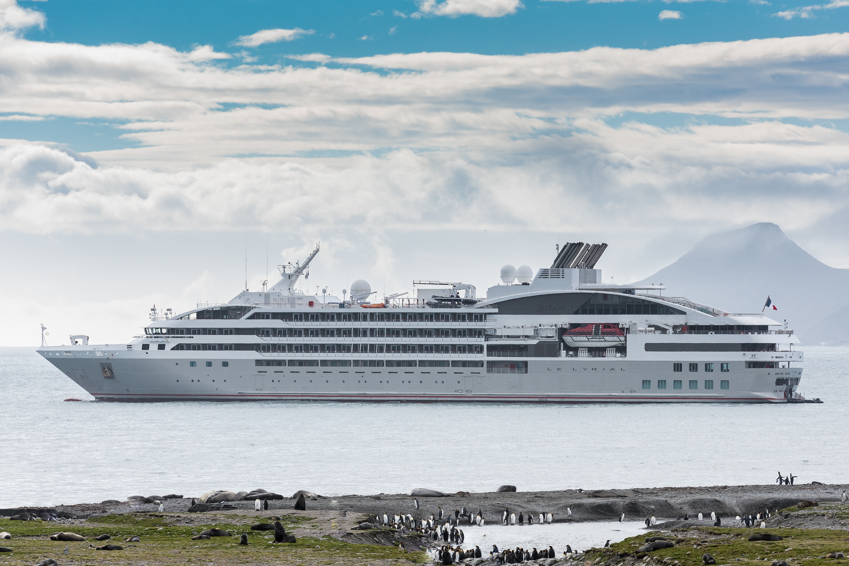 Antarctica, Le Lyrial Cruise Ship